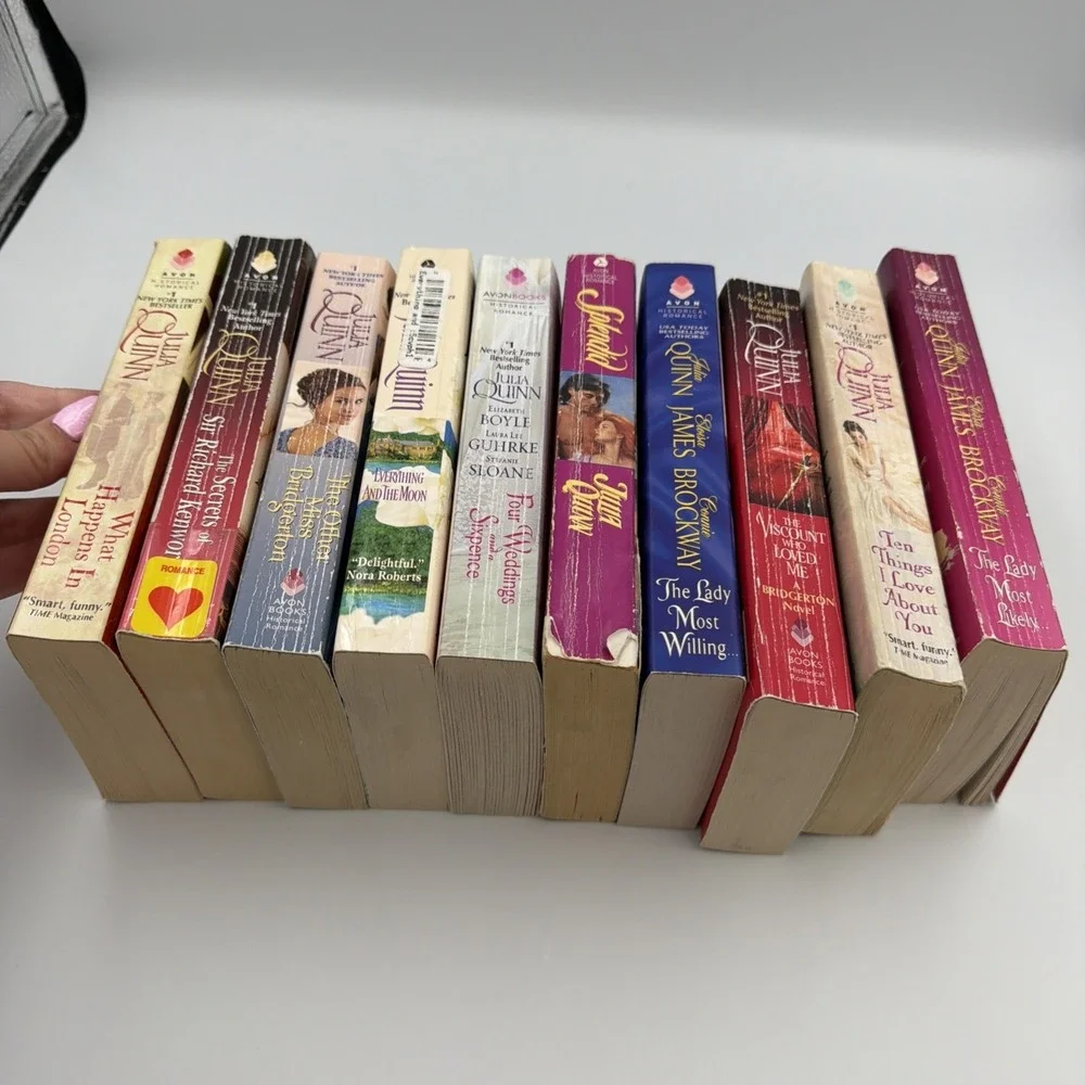 A Lot Of 10 Historical Romance Novels By Julia Quinn Paperbacks
